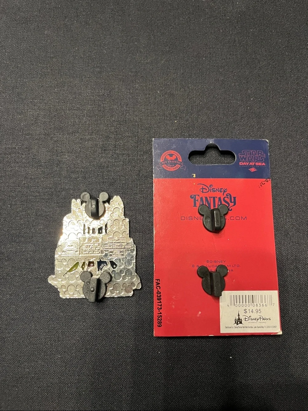 Disney Cruise Line Ship Star Wars 2-Pin Bundle 2020 & 2016. (SW-18B)